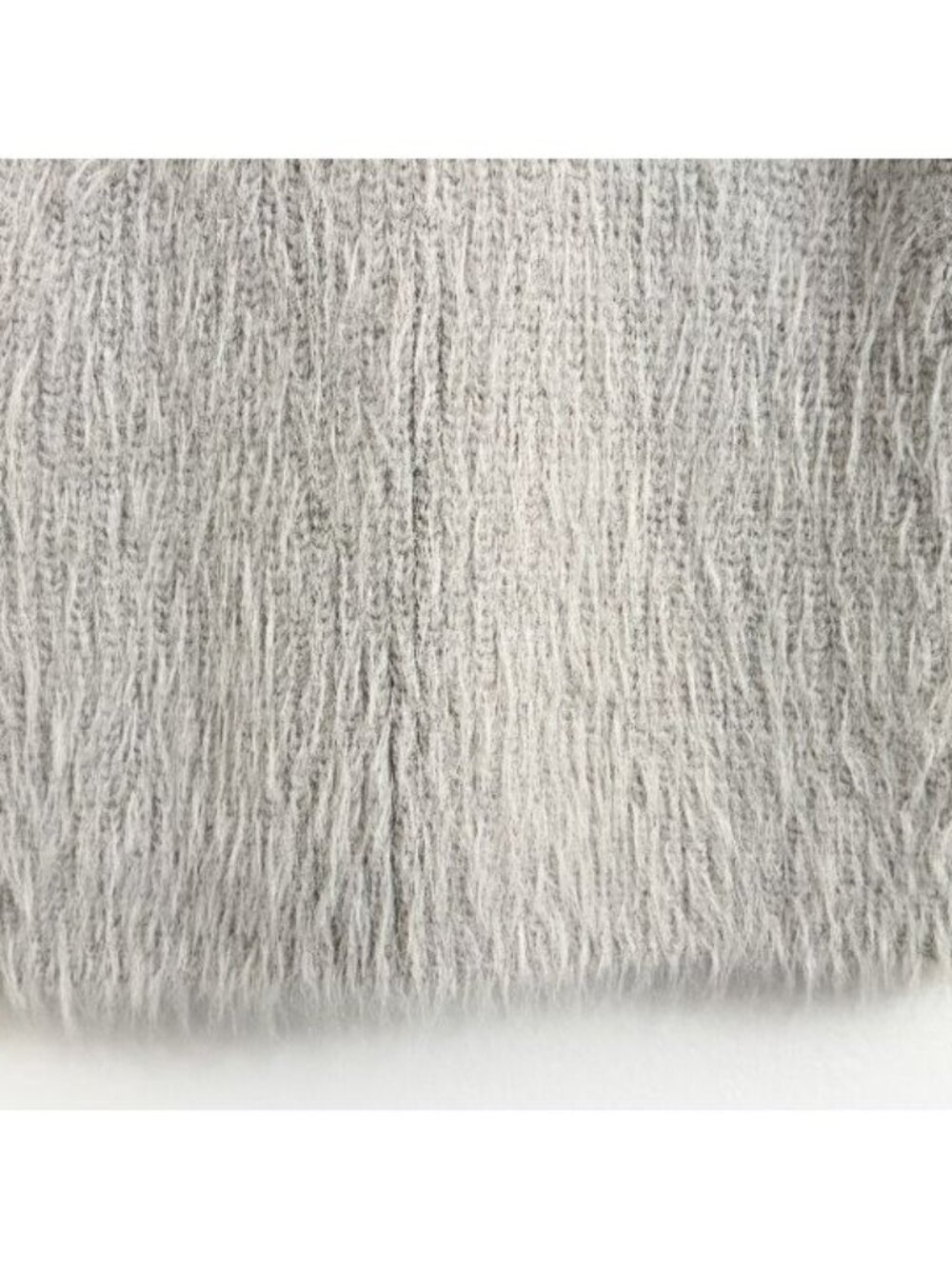 EUC Zara Fuzzy Lavender Sleeveless High Neck Fitted Top - sz S - Picture 7 of 12